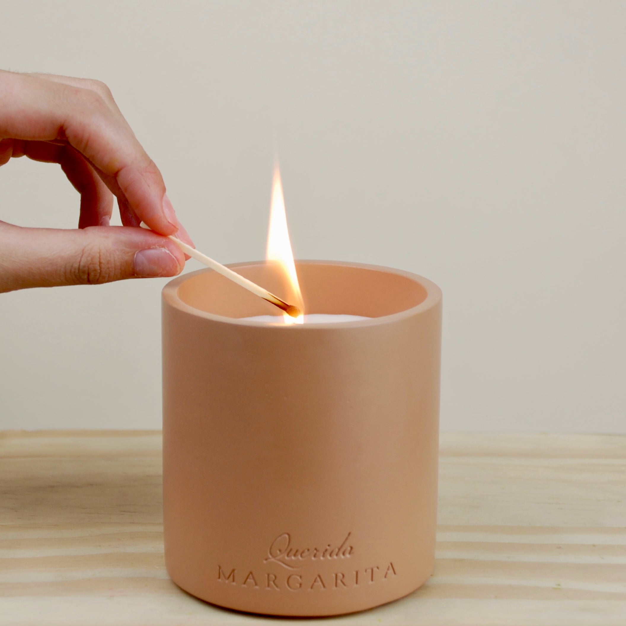 Bougie Fleur d'Oranger - Terre cuite - moyenne